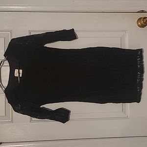 Black lace dress